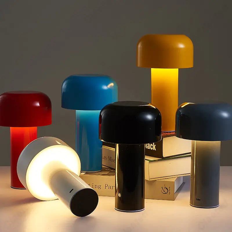 "Mushroom Table Lamp: Whimsical lighting accents."