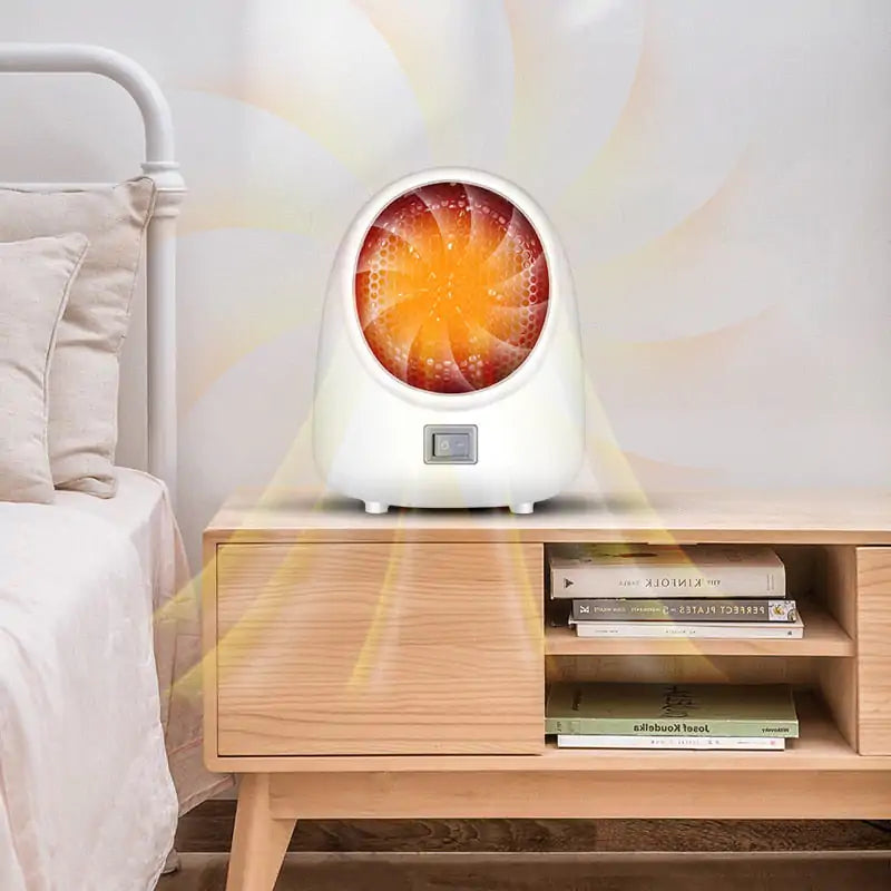 "Compact Mini Home Heater -- Cozy Warmth Anywhere"