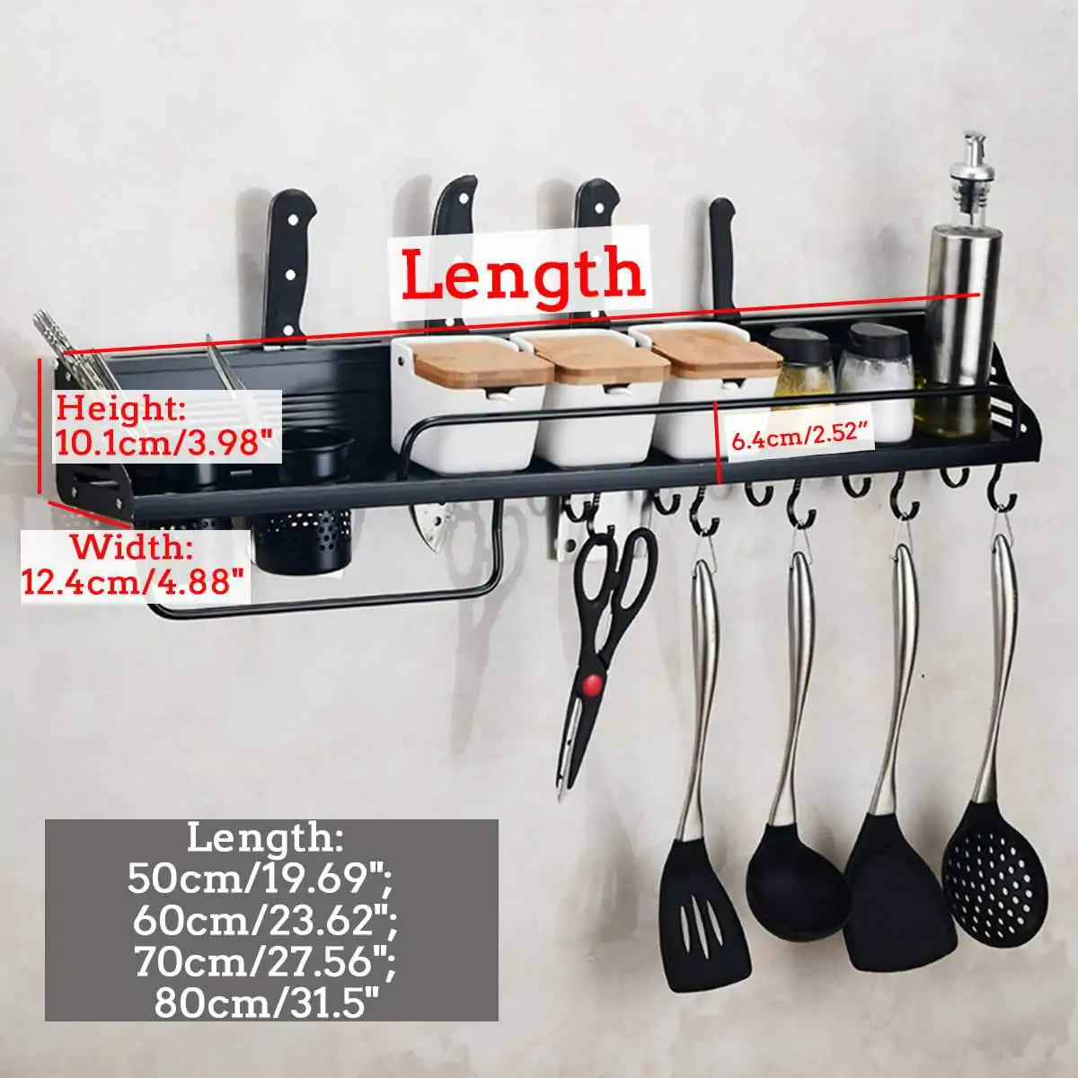 "Organize your kitchen with our versatile rack solution."