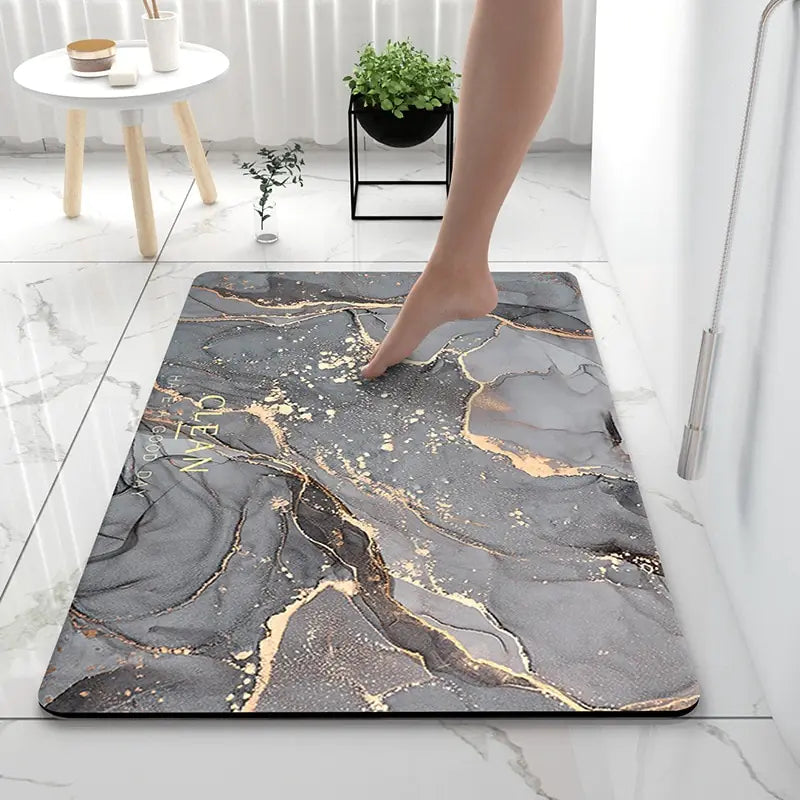"Bathroom Soft Rugs: Luxurious comfort for your feet."